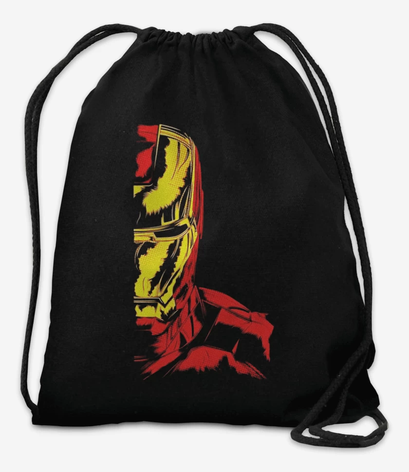 Mochila Negro de Iron man Imp dir