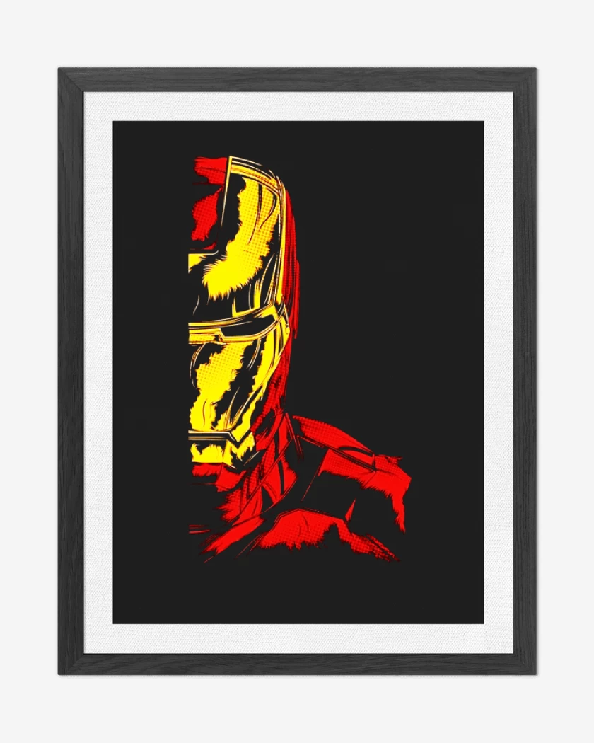 Cuadro decorativo Negro de Iron man Imp dir