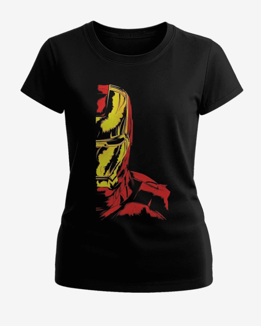 Polera de Mujer Negro de Iron man Imp dir