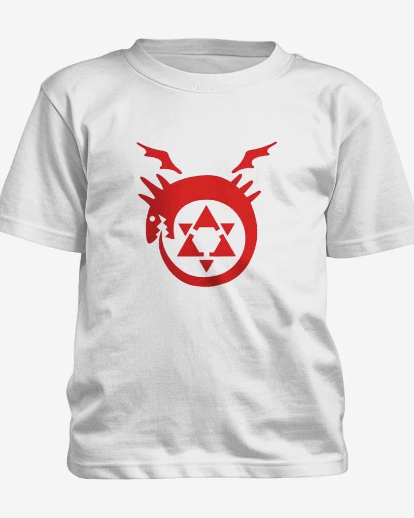 Polera de niño Blanco de fullmetal