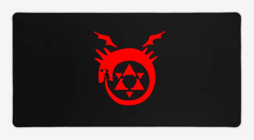 Mouse pad Gamer Negro de fullmetal