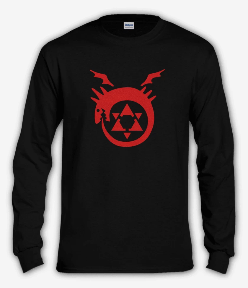 Polera manga larga Negro de fullmetal