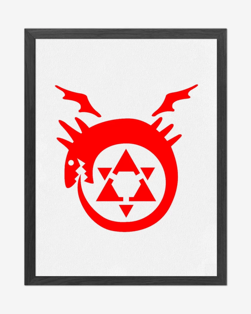 Cuadro decorativo fullmetal