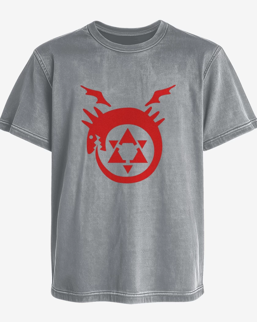 Polera desgastada fullmetal