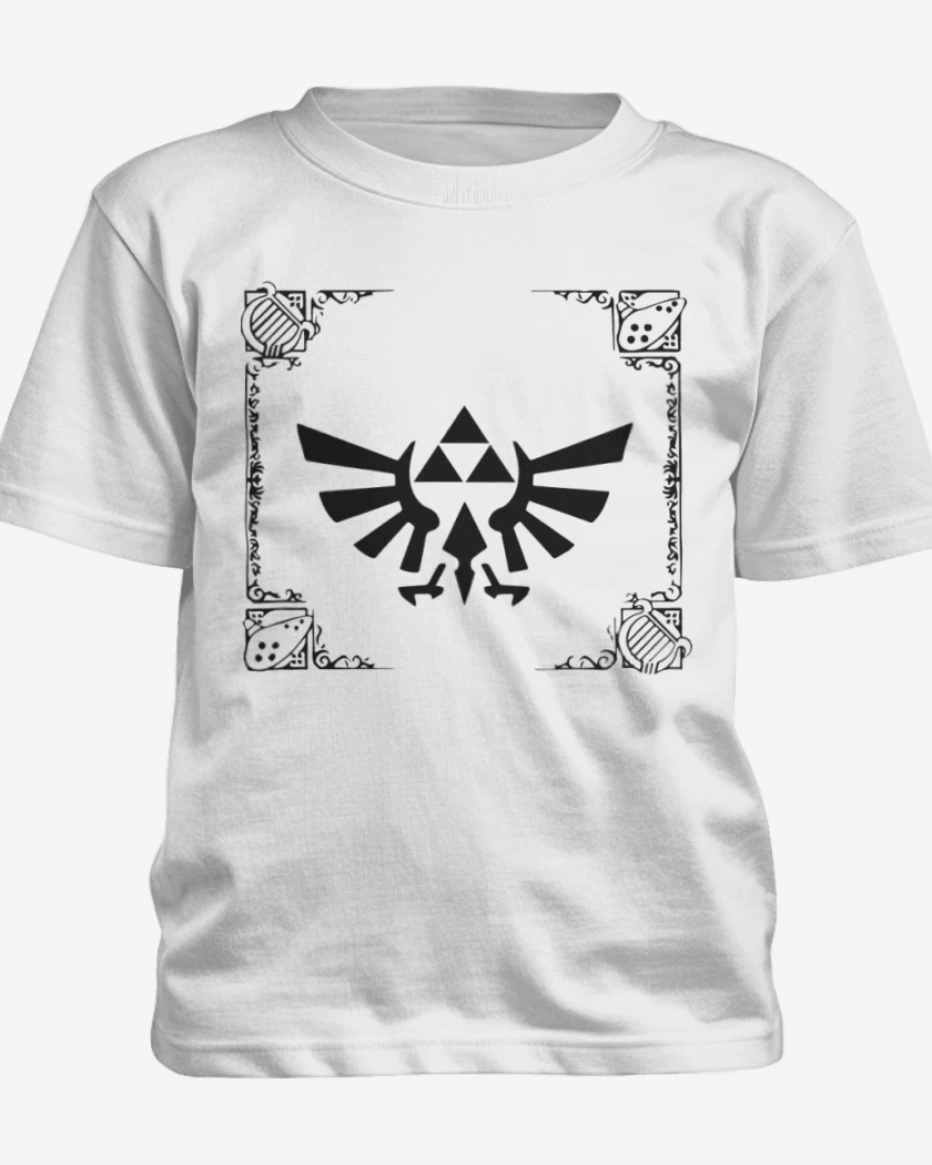 Polera de niño Blanco de The Legend Of Zeda - Trifuerza 3ds