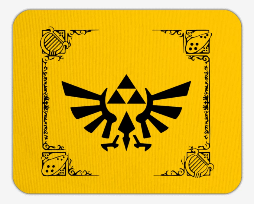 Mousepad The Legend Of Zeda - Trifuerza 3ds