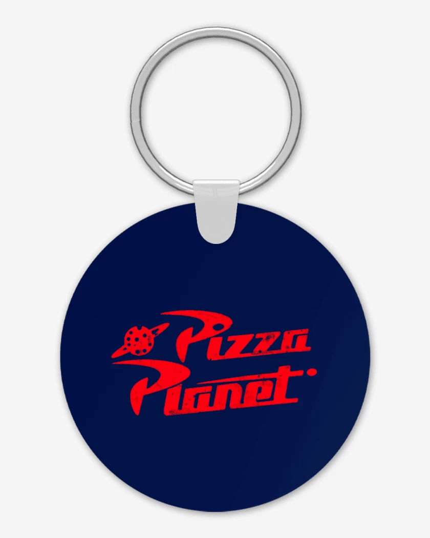 Llavero pizza planet