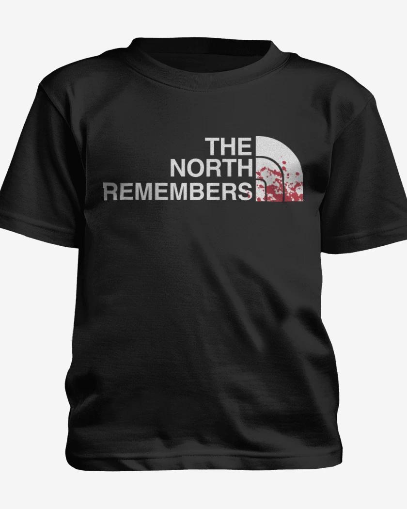 Polera de niño Negro de The north remembers