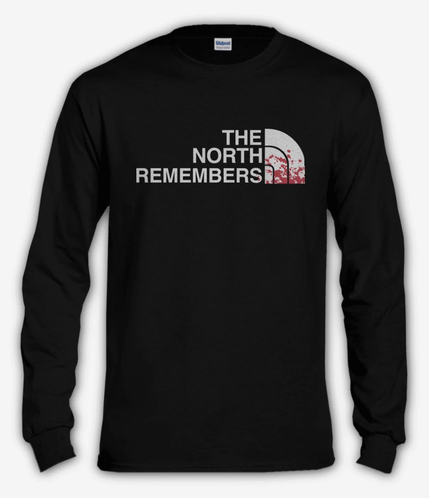 Polera manga larga The north remembers