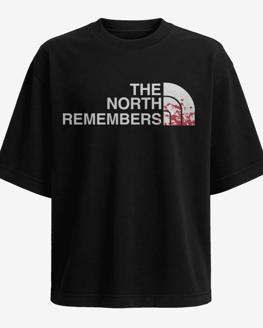 Polera Oversize Negro de The north remembers