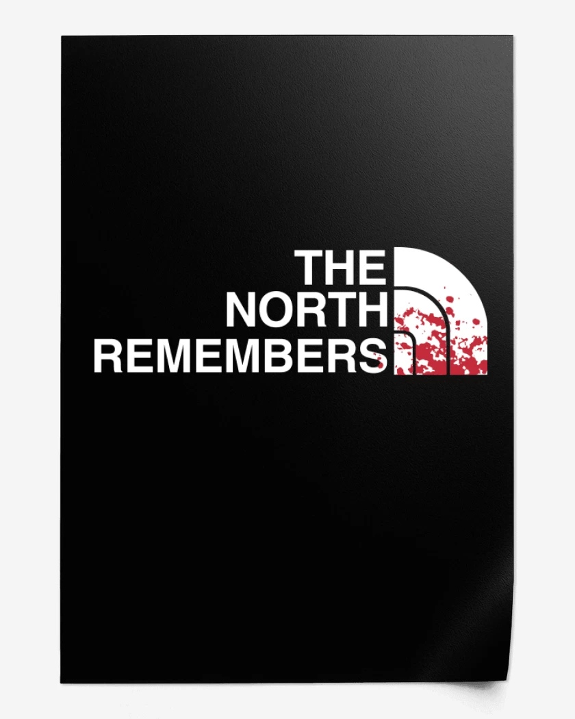 Print Negro de The north remembers