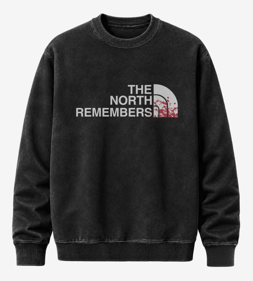 Poleron Polo Acid Wash Negro de The north remembers