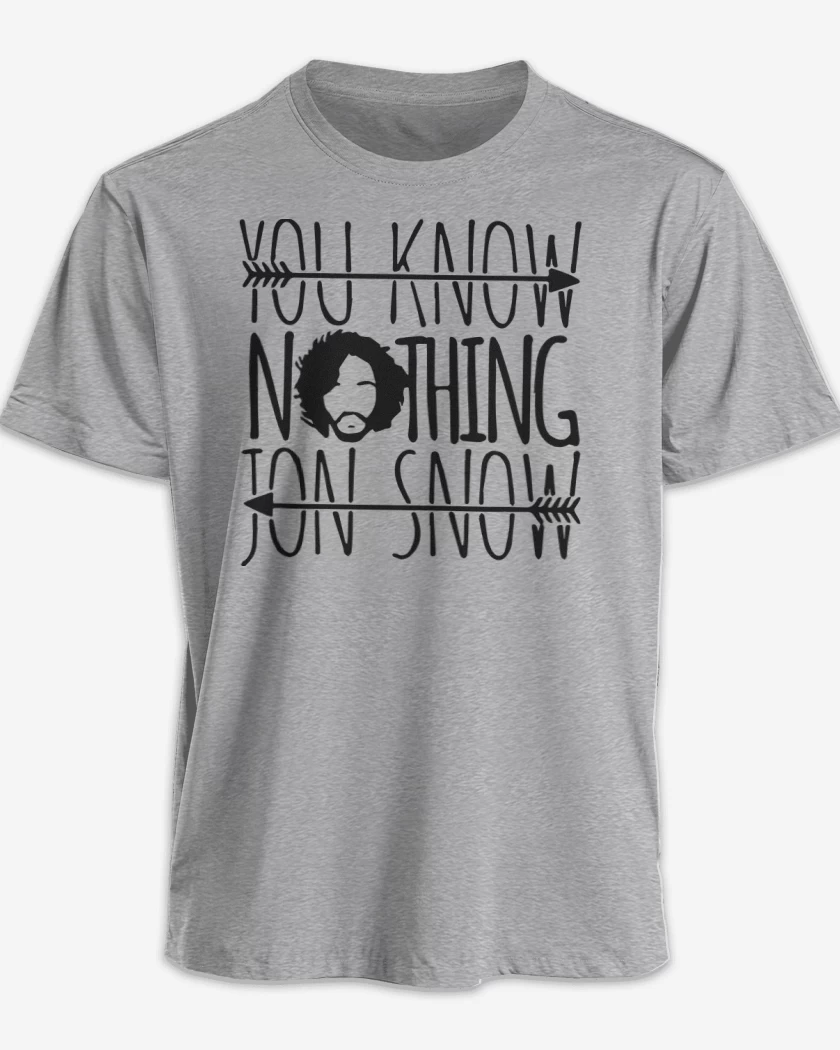Polera You know nothing jon snow