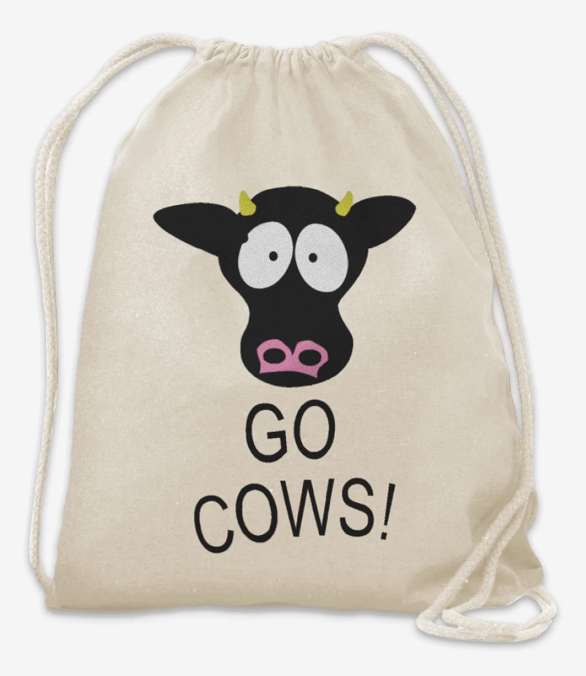 Mochila Blanco de Go cows
