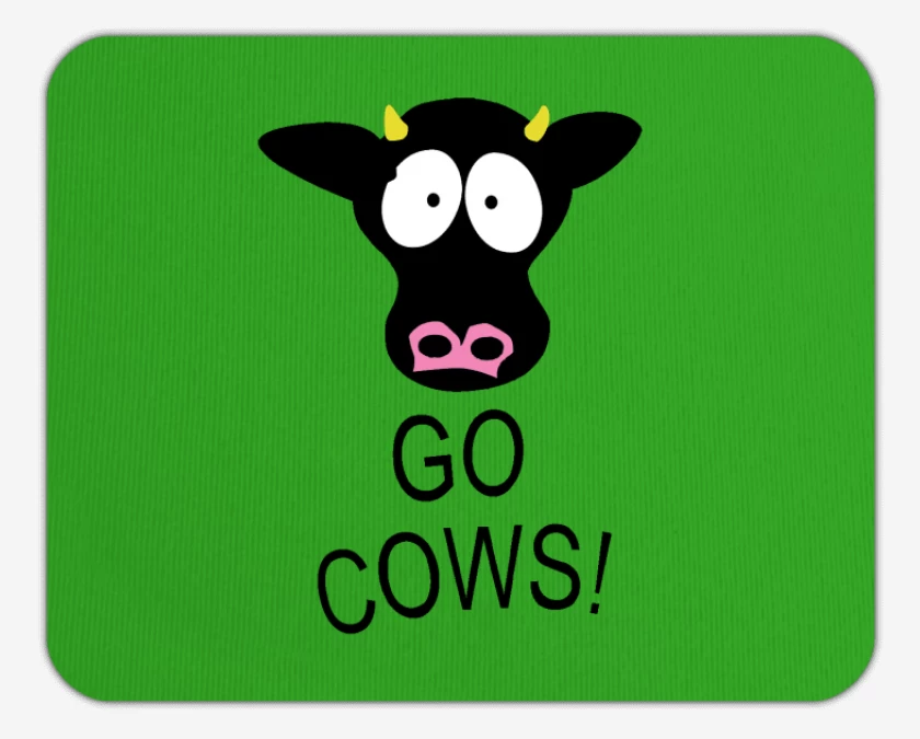 Mousepad Go cows