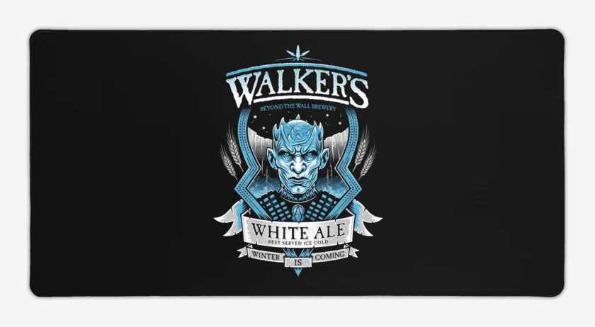 Mouse pad Gamer Negro de Walkers winter ale
