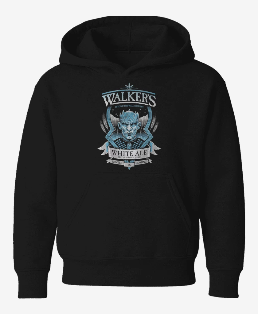 Poleron de niño Negro de Walkers winter ale