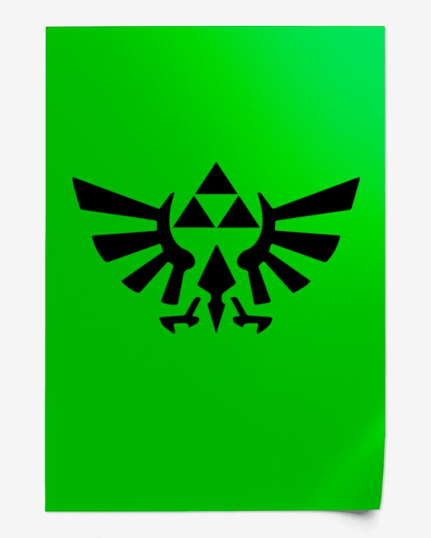 Print The Legend Of Zelda - Trifuerza