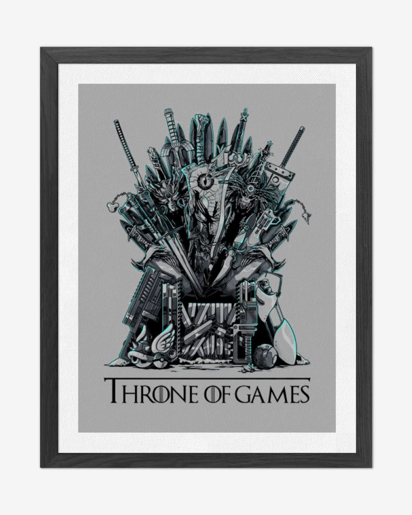 Cuadro decorativo Thrones of games