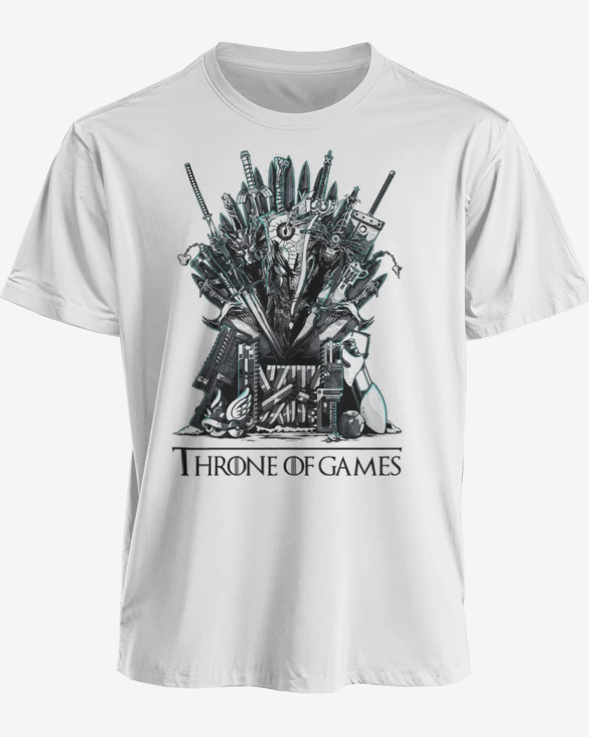 Polera premium Blanco de Thrones of games