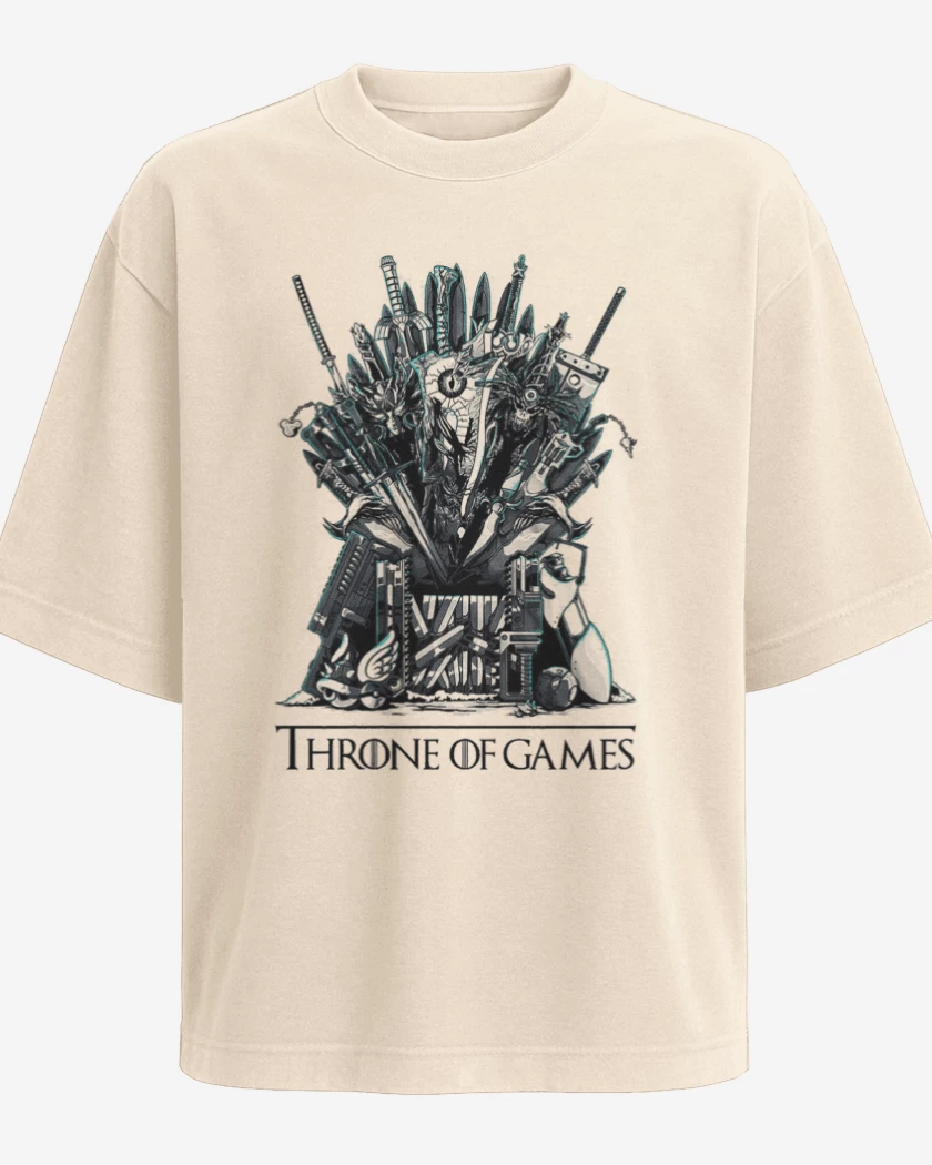 Polera Oversize Thrones of games