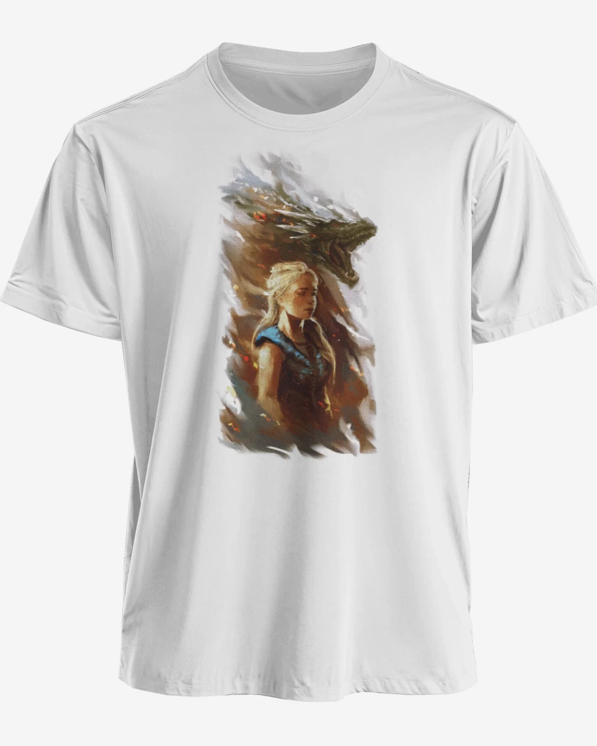 Polera premium La reina de dragones