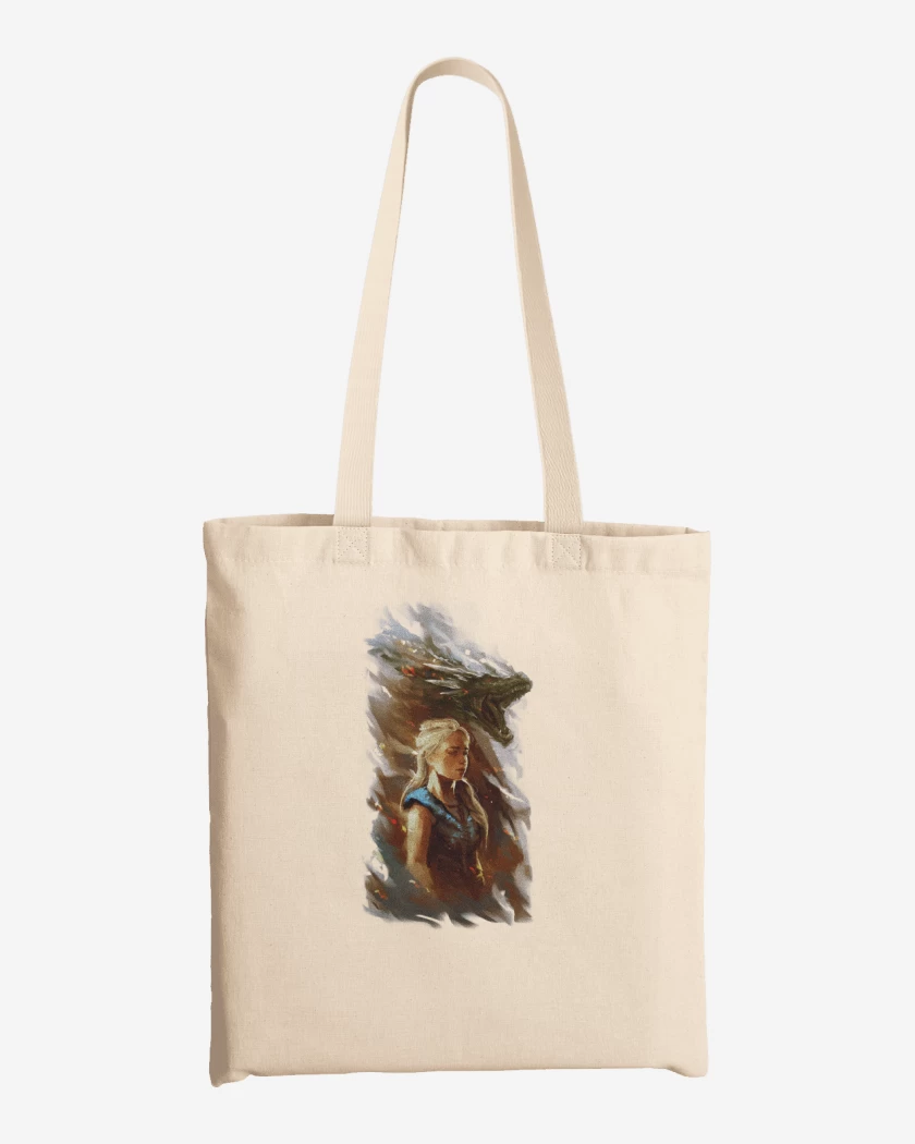 Totebag La reina de dragones