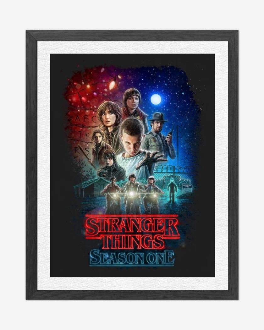 Cuadro decorativo Stranger things season one