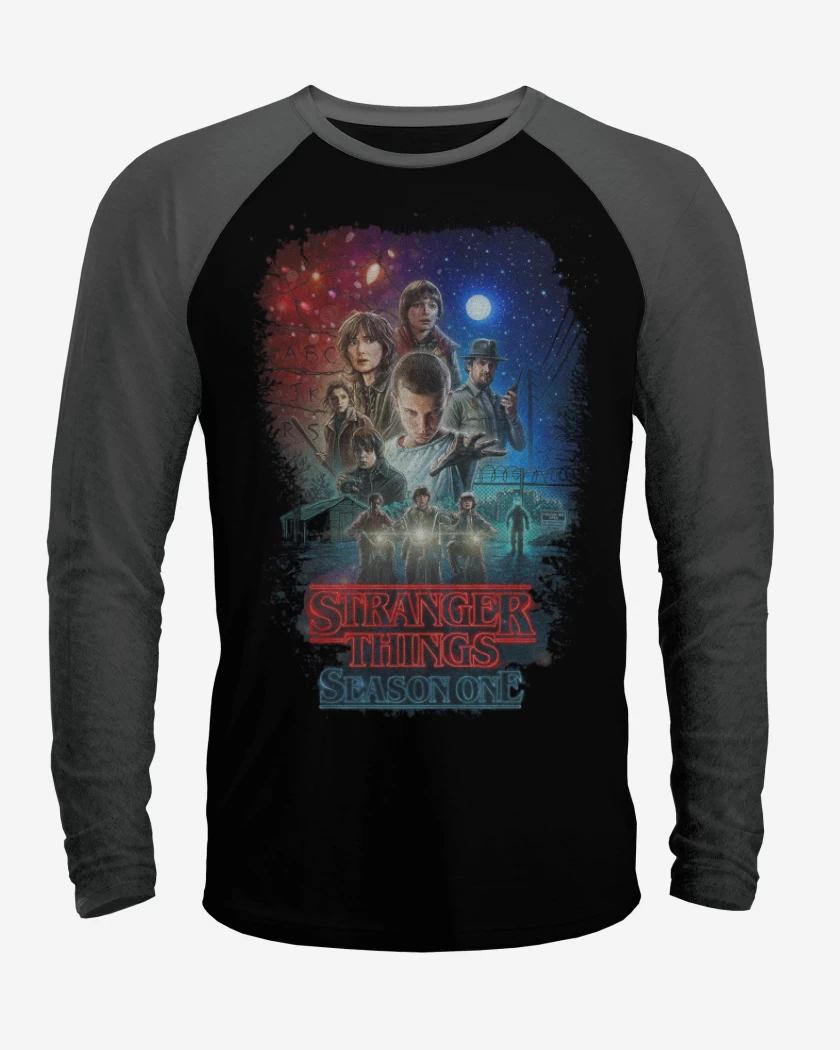 Polera Raglan Stranger things season one