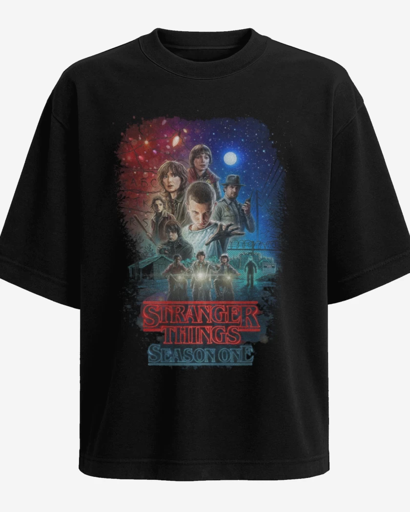 Polera Oversize Stranger things season one