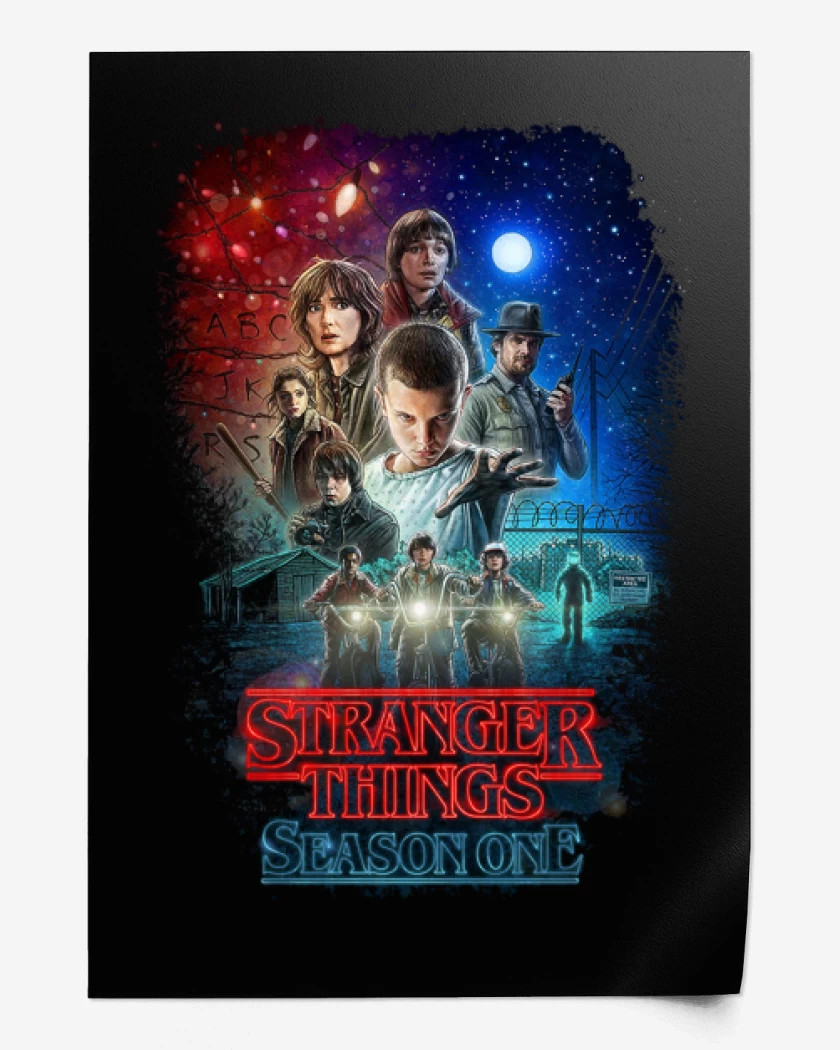 Print Stranger things season one