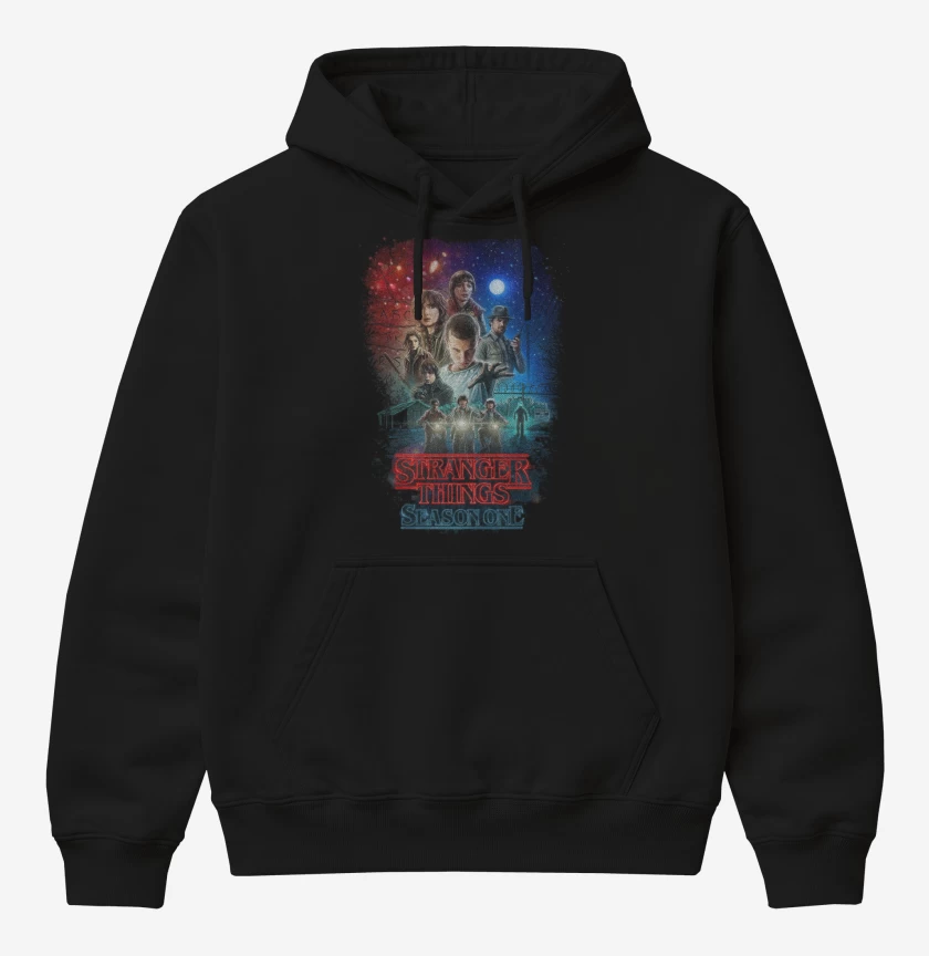 Poleron Canguro básico Stranger things season one