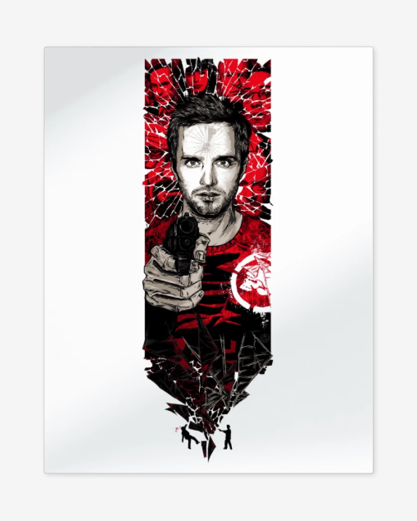Print metalico Blanco de Jesse