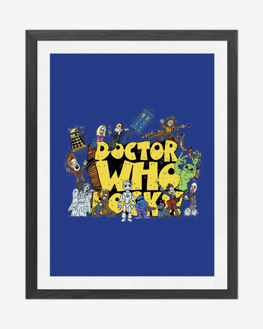 Cuadro decorativo Azul Rey de Doctor who