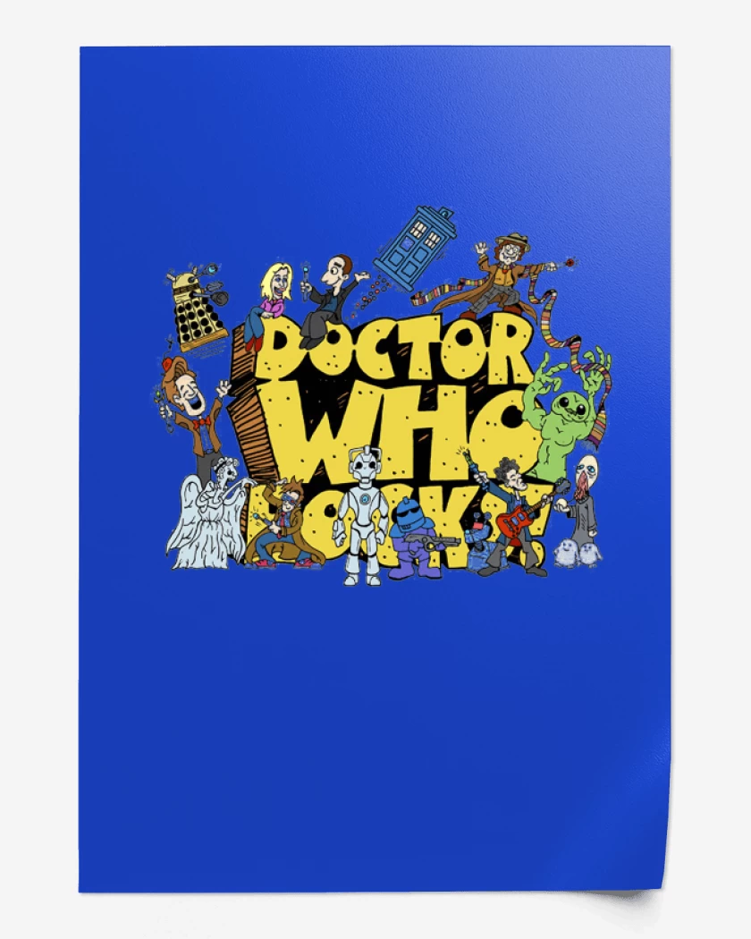 Print Azul Rey de Doctor who