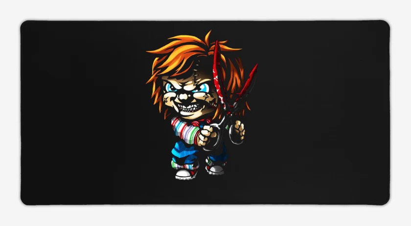Mouse pad Gamer Negro de Chuky