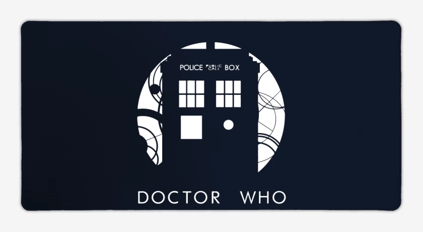 Mouse pad Gamer Azul Marino de Doctor who2