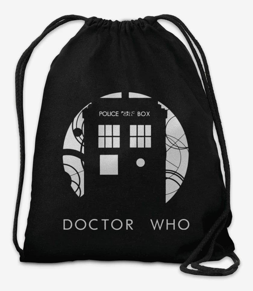 Mochila Negro de Doctor who2