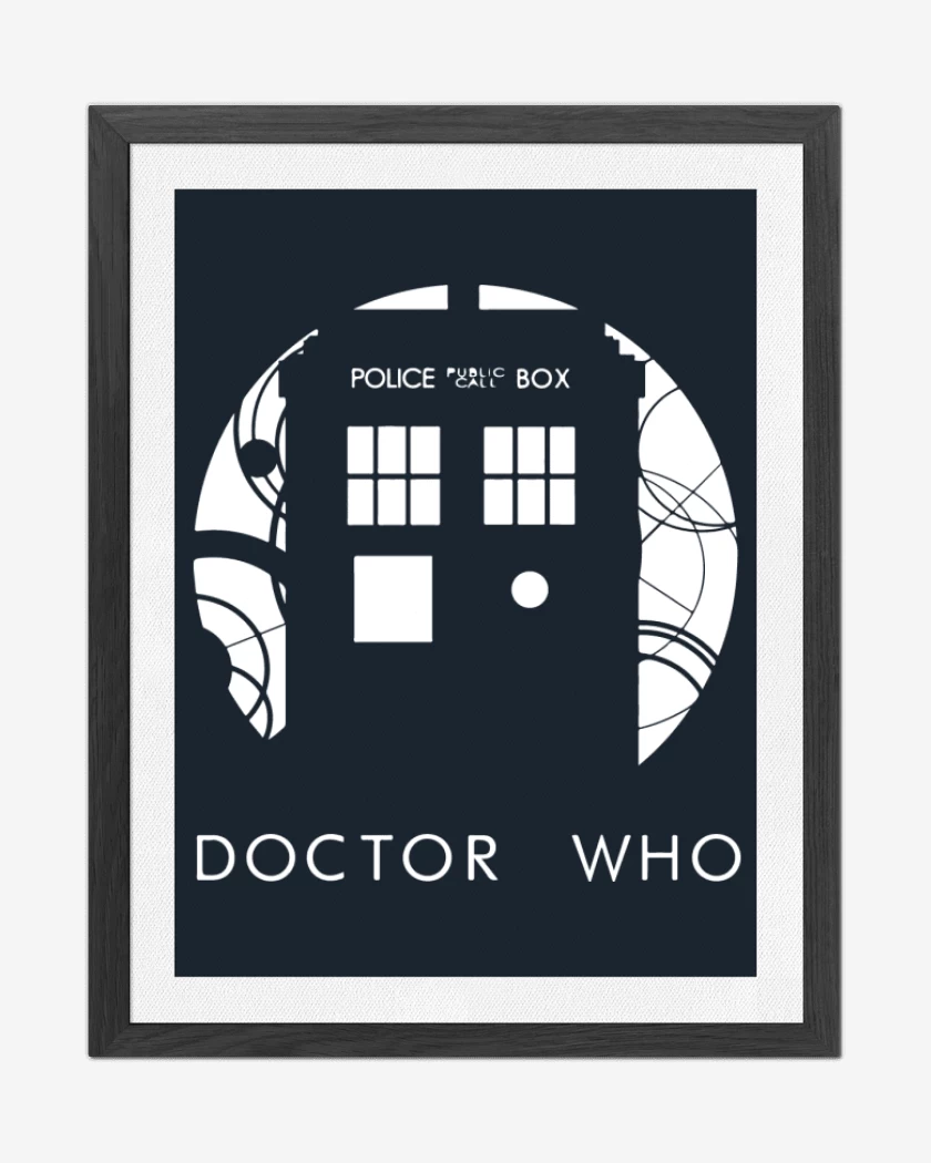 Cuadro decorativo Azul Marino de Doctor who2