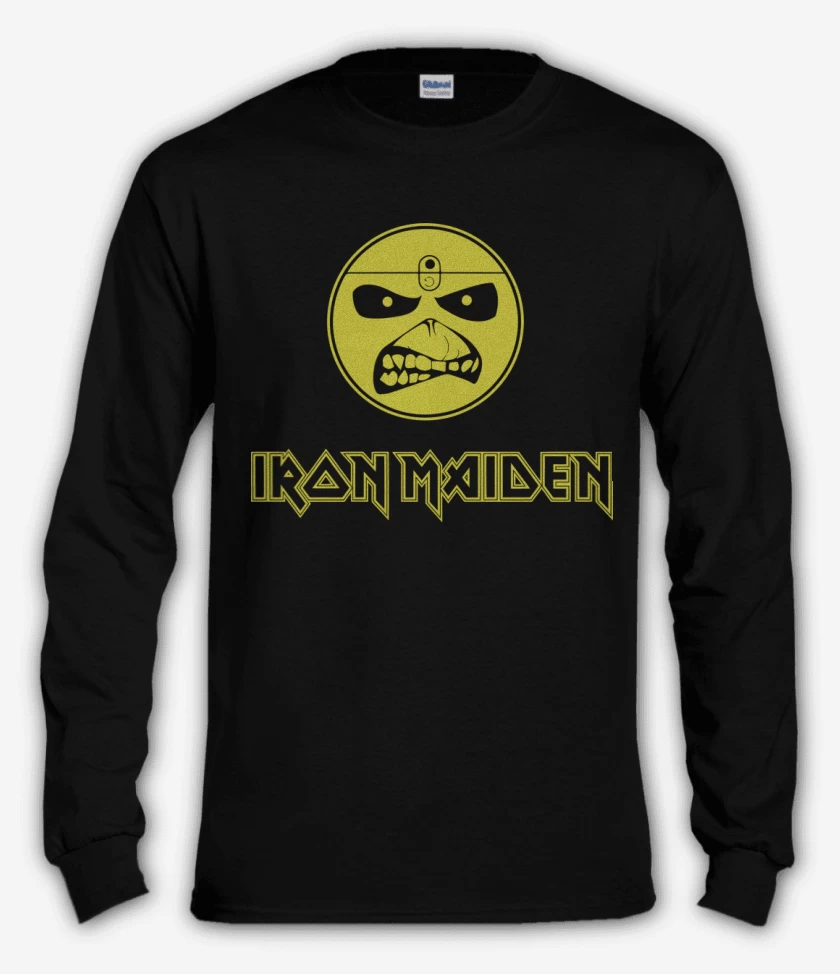 Polera manga larga Negro de Iron maiden