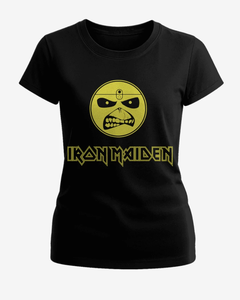 Polera de Mujer Negro de Iron maiden