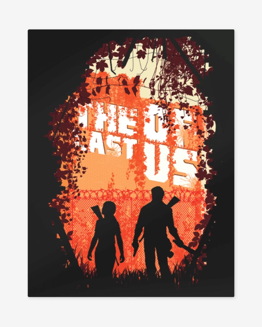 Print metalico Negro de The last of us 2
