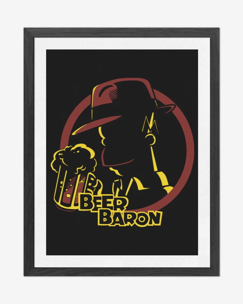 Cuadro decorativo Negro de Beer baron