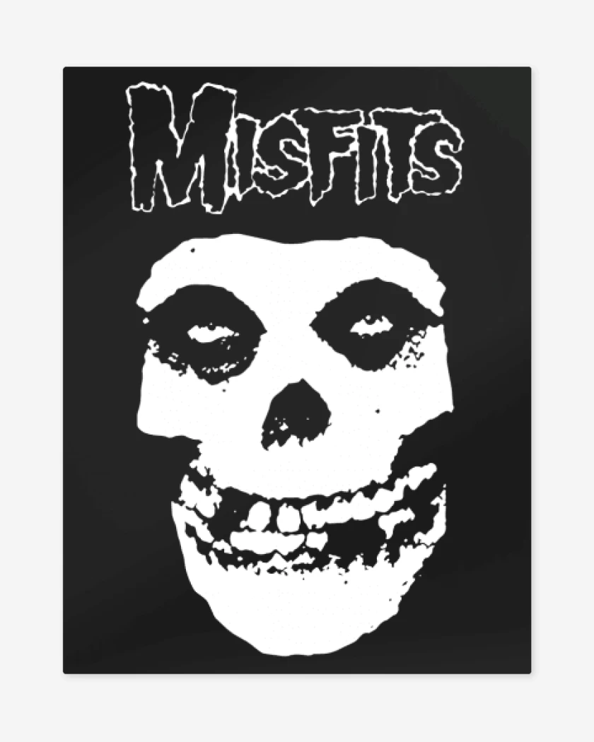 Print metalico Negro de The Misfits