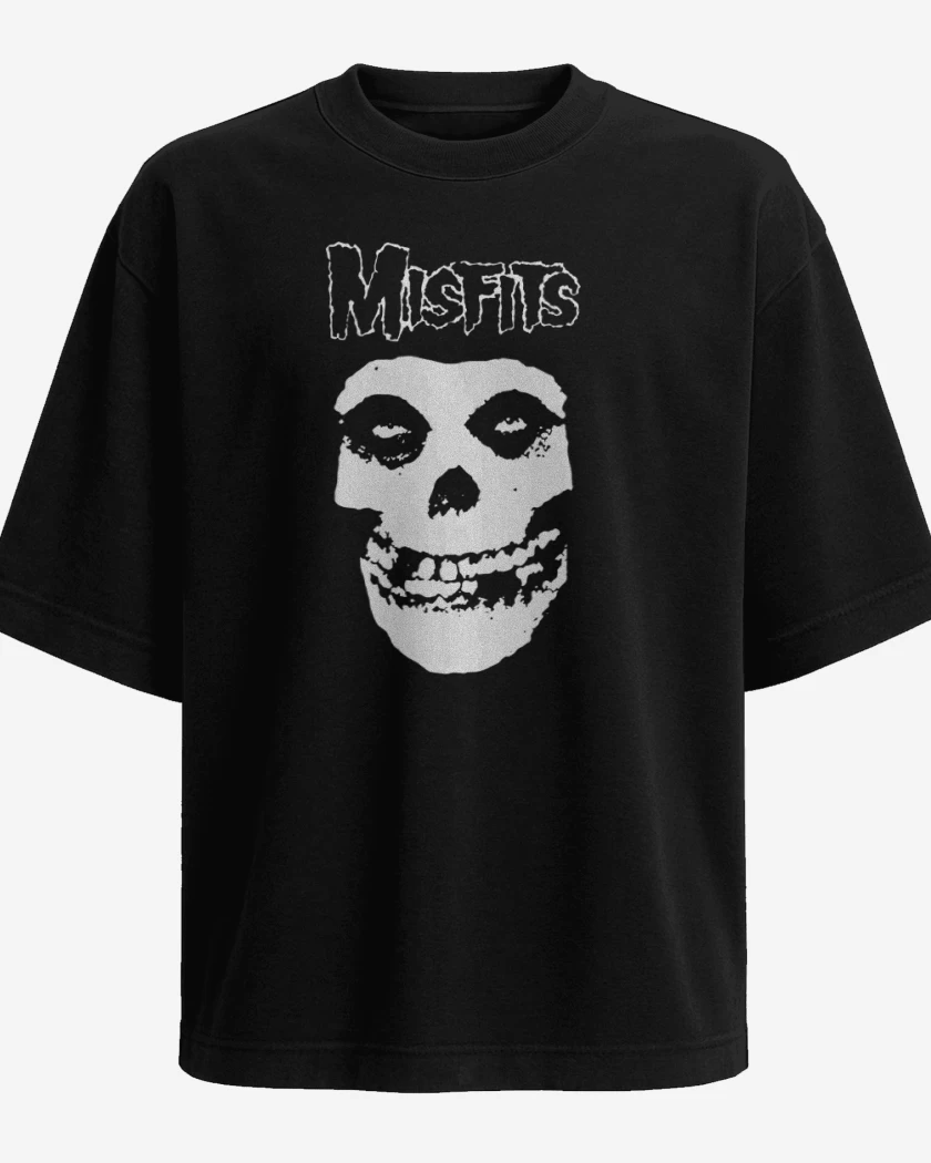 Polera Oversize Negro de The Misfits