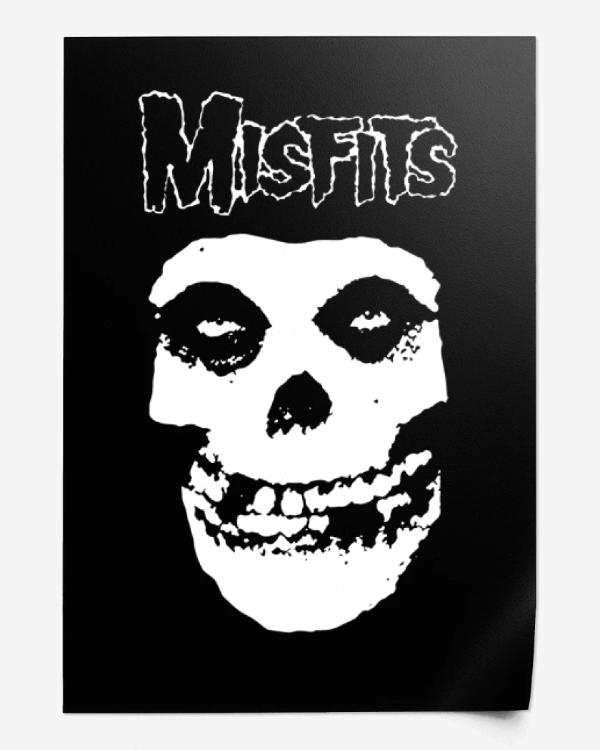 Print Negro de The Misfits
