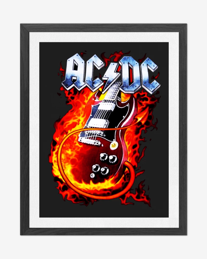 Cuadro decorativo Negro de ACDC