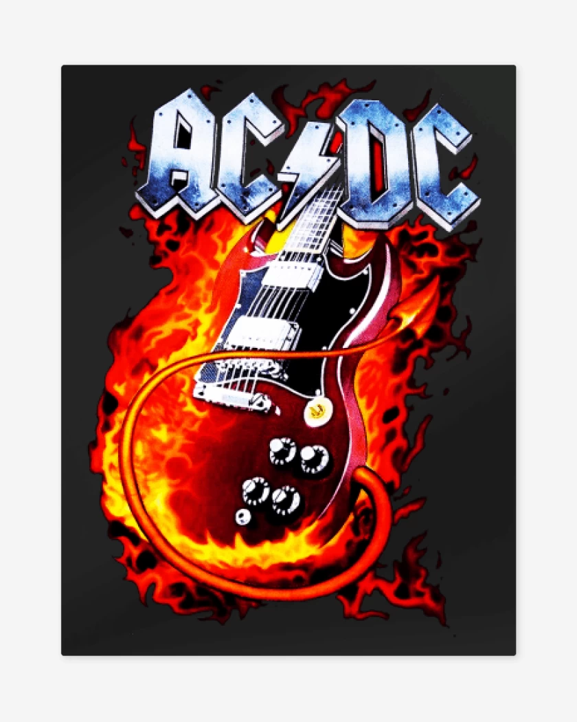 Print metalico ACDC