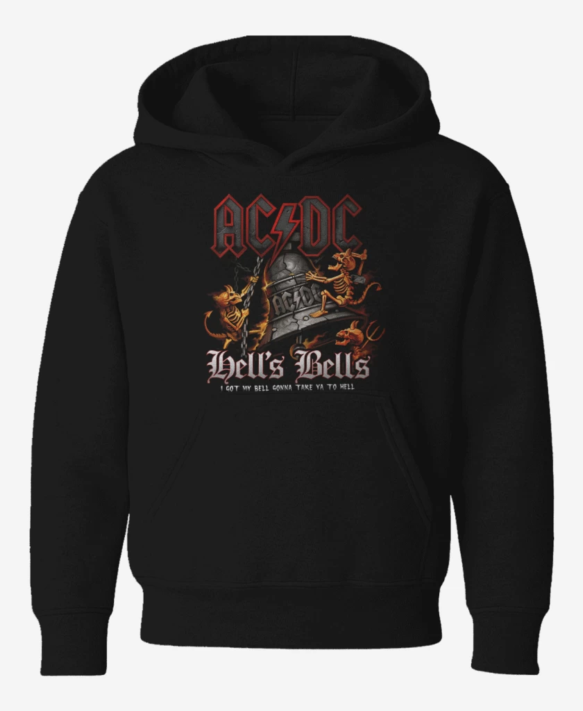 Poleron de niño Negro de Acdc 2