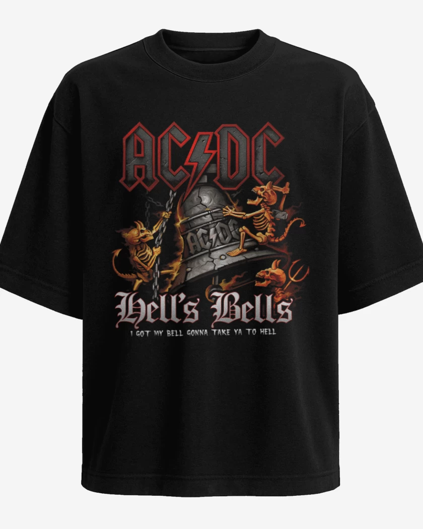 Polera Oversize Acdc 2